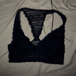 Navy blue Victorias Secret lace bralette